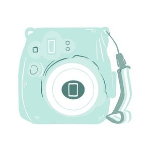 Polaroid Camera Sticker